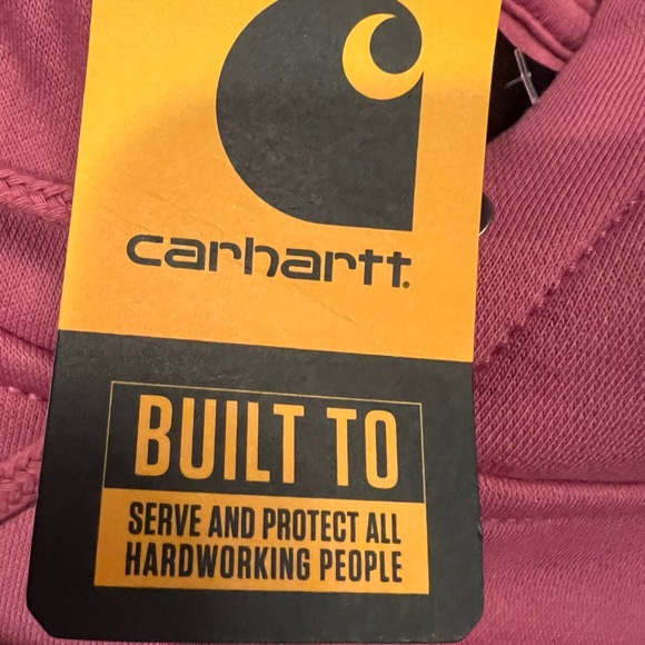 Carhartt Women's Magenta Hoodie - Picture 7 of 9